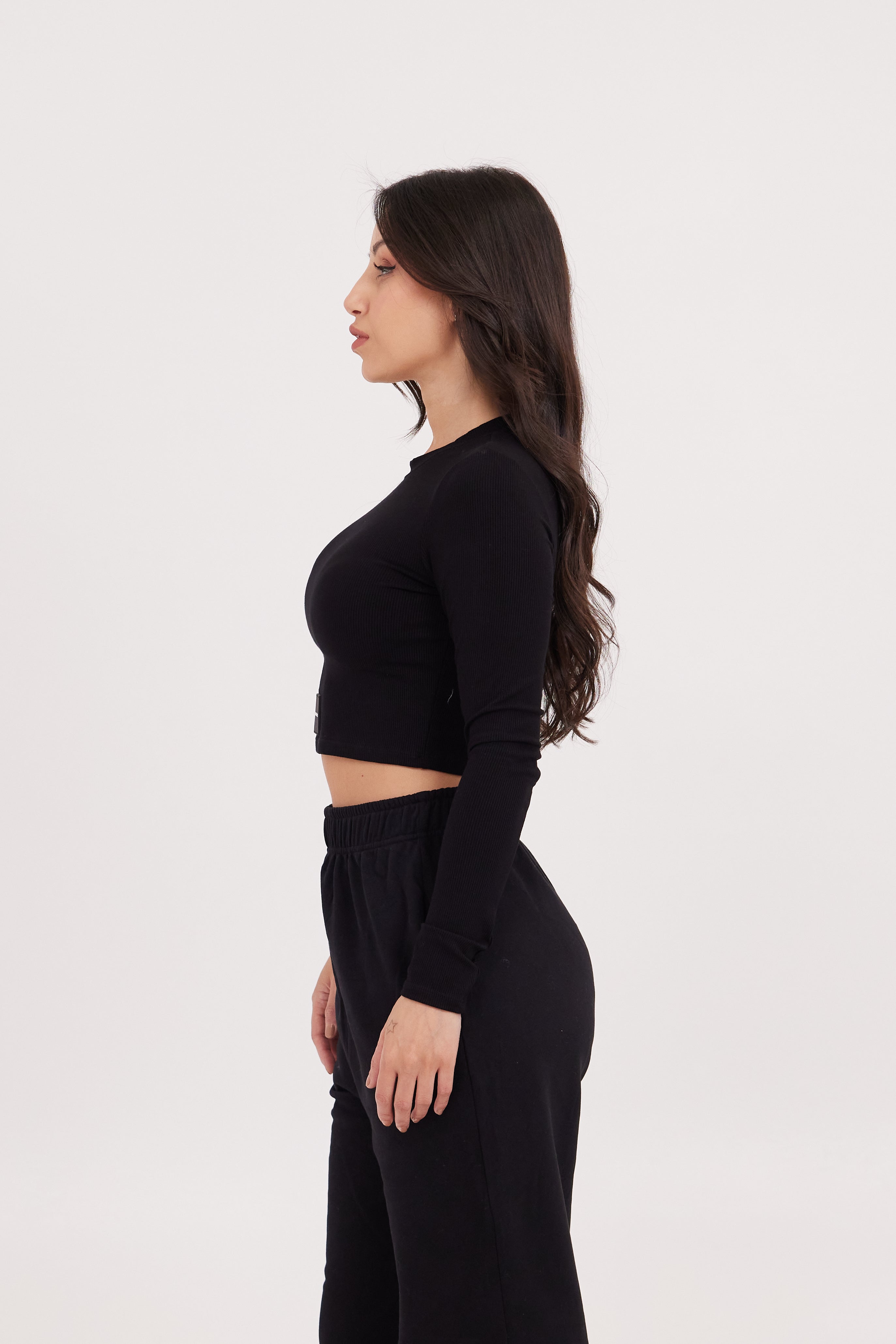 Sculpt Fit Long Sleeve Top Black