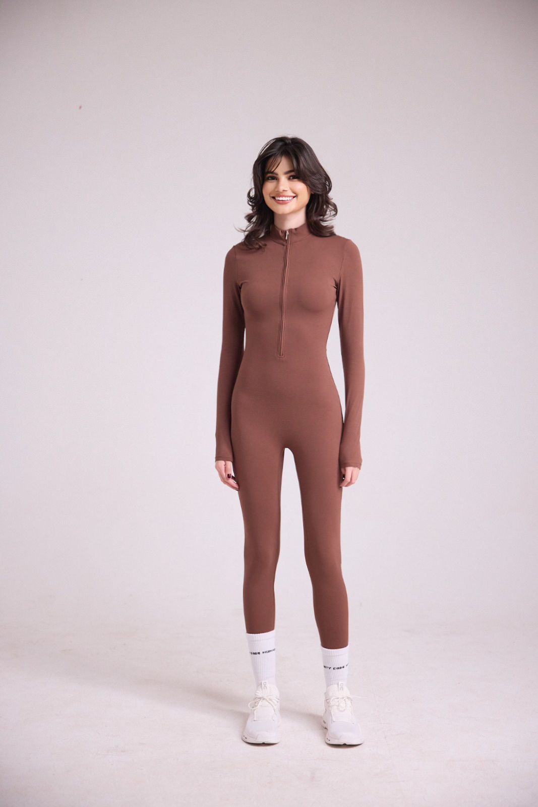 The Sculpture full Bodysuit in Brown