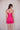SculptSilk Bra Tank in Electric Pink – Reflective logo