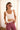 Airbrushed Double Layer Sculpt Bra Tank —Rosewood Metallic Logo
