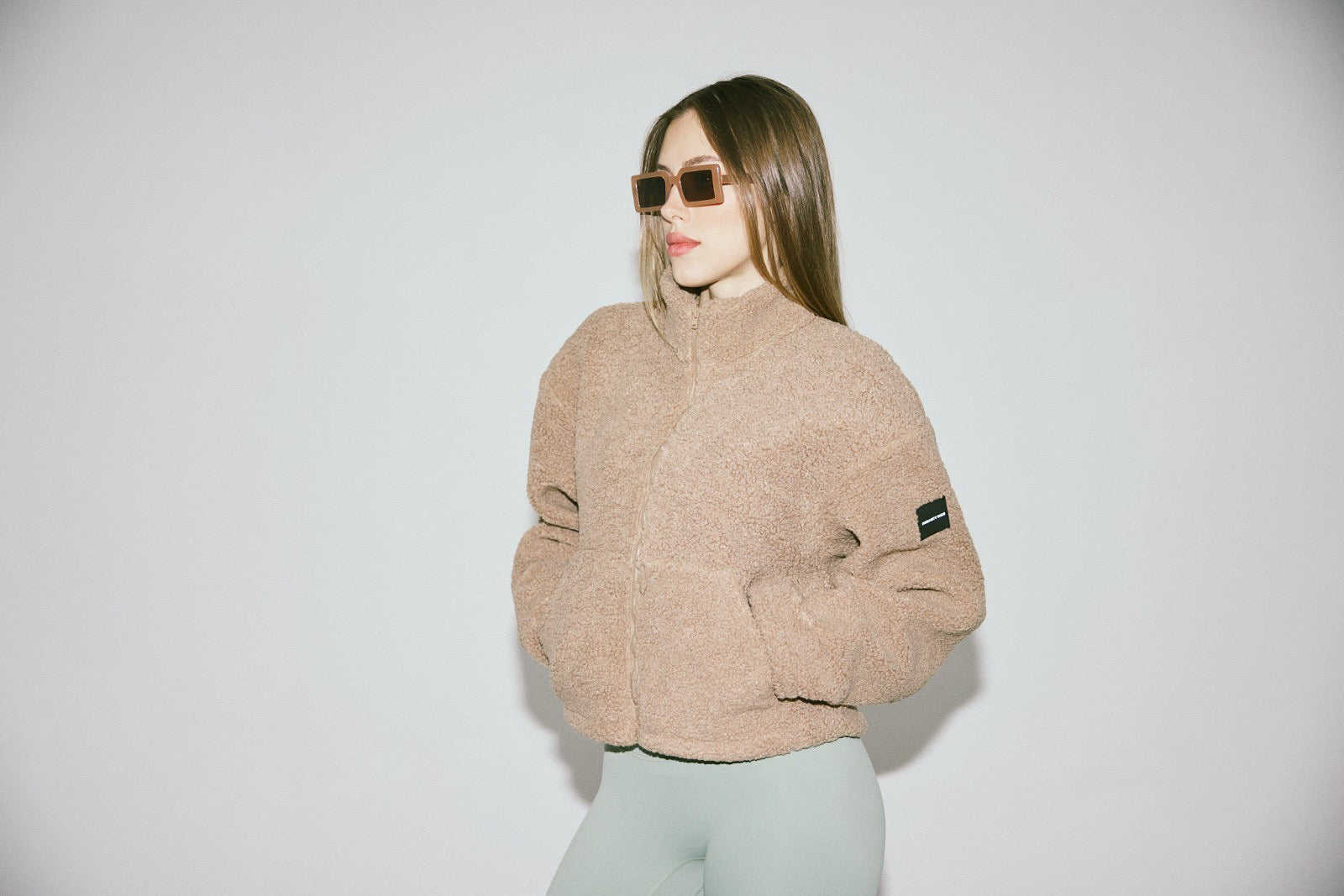 Foxy Fleece Jacket in MOCHA MOUSSE