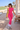 SculptSilk Short Sleeves Top in Electric Pink - Reflective Logo