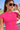 SculptSilk Short Sleeves Top in Electric Pink - Reflective Logo